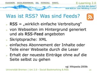 Uni 2.0 | VT Social Bookmarking & RSS