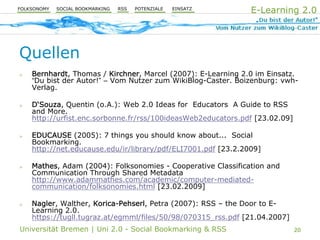 Uni 2.0 | VT Social Bookmarking & RSS