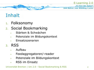 Uni 2.0 | VT Social Bookmarking & RSS