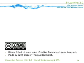 Uni 2.0 | VT Social Bookmarking & RSS