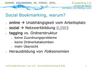 Uni 2.0 | VT Social Bookmarking & RSS