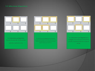 Paraseleccionar una diapositiva,
hacemosclic sobreella.Así, lasacciones
realizadasseaplicaránaesta.
Para seleccionarvarias diapositivasconsecutivas,
hacemos clicsobre laprimeradeellasypulsamos latecla
MAYÚS. Sin soltardicha tecla,hacemos clicen laúltima
diapositivadel tramoa seleccionar.
Paraseleccionar varias diapositivas no
contiguas, mantendremosla tecla MAYÚS
pulsadae iremoshaciendoclic encadauna
de ellas.
3.2.Seleccionar diapositivas
 