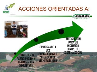 ACCIONES ORIENTADAS A: 