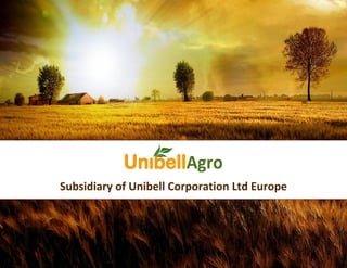 Subsidiary of Unibell Corporation Ltd Europe
 