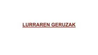 LURRAREN GERUZAK
 