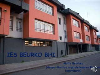 IES BEURKO BHI 
Maite Remírez 
(Anaya-Haritza argitaletxearen liburuan 
oinarriturik) 
