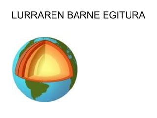 LURRAREN BARNE EGITURA
 
