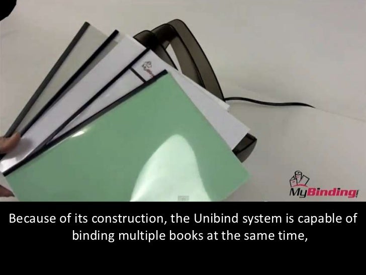 UniBind XU138 Single Heater Binding Machine