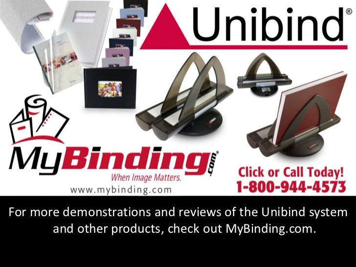 UniBind XU138 Single Heater Binding Machine