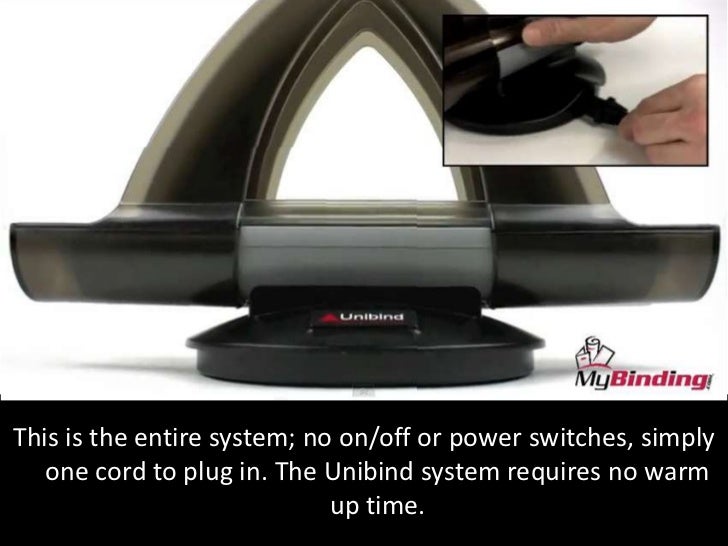 UniBind XU138 Single Heater Binding Machine