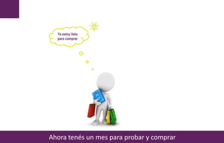 Ahora tenés un mes para probar y comprar
Ya estoy listo
para comprar
 