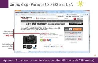 Unibox Shop - Precio en USD $$$ para USA
Aprovechá tu status como si vivieras en USA (El sitio te da 745 puntos)
Incluye kit tarjeta
de memoria 8gb,
maletín,
Precio para los
Estados Unidos
$149.00 USD
 