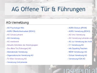 AG Offene Tür & Führungen 