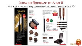 Уход за бровями от А до Я
или красота от внутреннего до внешнего края 
 