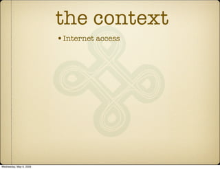 Presentation for UNICEF comms workshop - Panama, May 2009