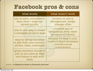 Presentation for UNICEF comms workshop - Panama, May 2009