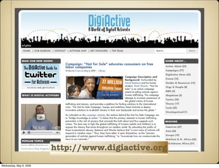 Presentation for UNICEF comms workshop - Panama, May 2009