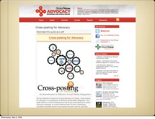 Presentation for UNICEF comms workshop - Panama, May 2009