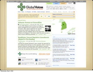 Presentation for UNICEF comms workshop - Panama, May 2009