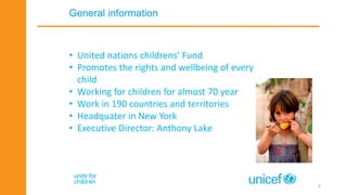 Unicef presentation | PPTX