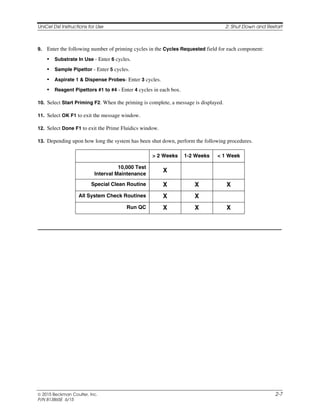 Unicel DxI - manual de operador ingles | PDF