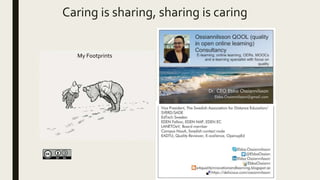 Caring is sharing, sharing is caring
My Footprints
 