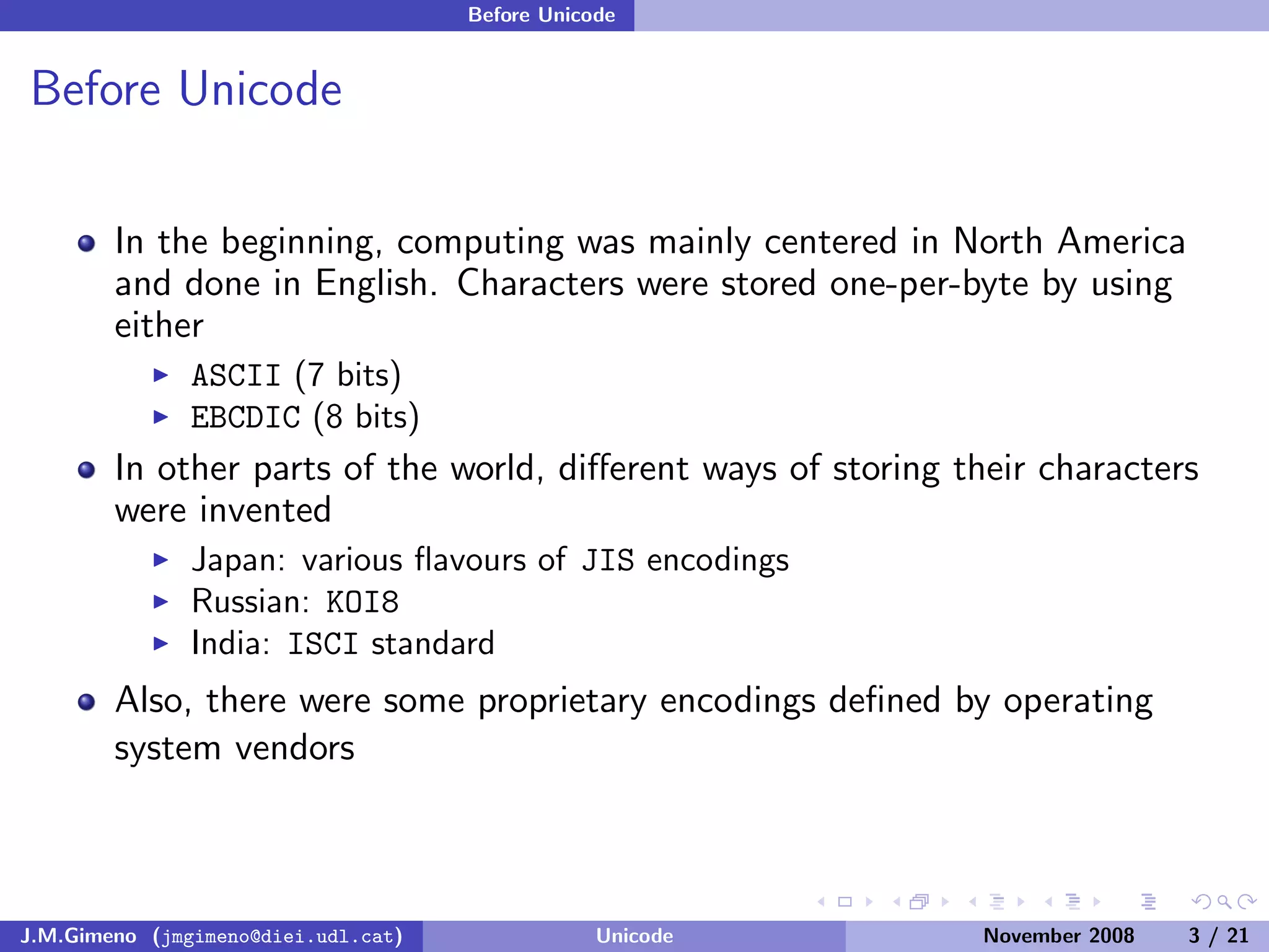 Unicode (and Python)