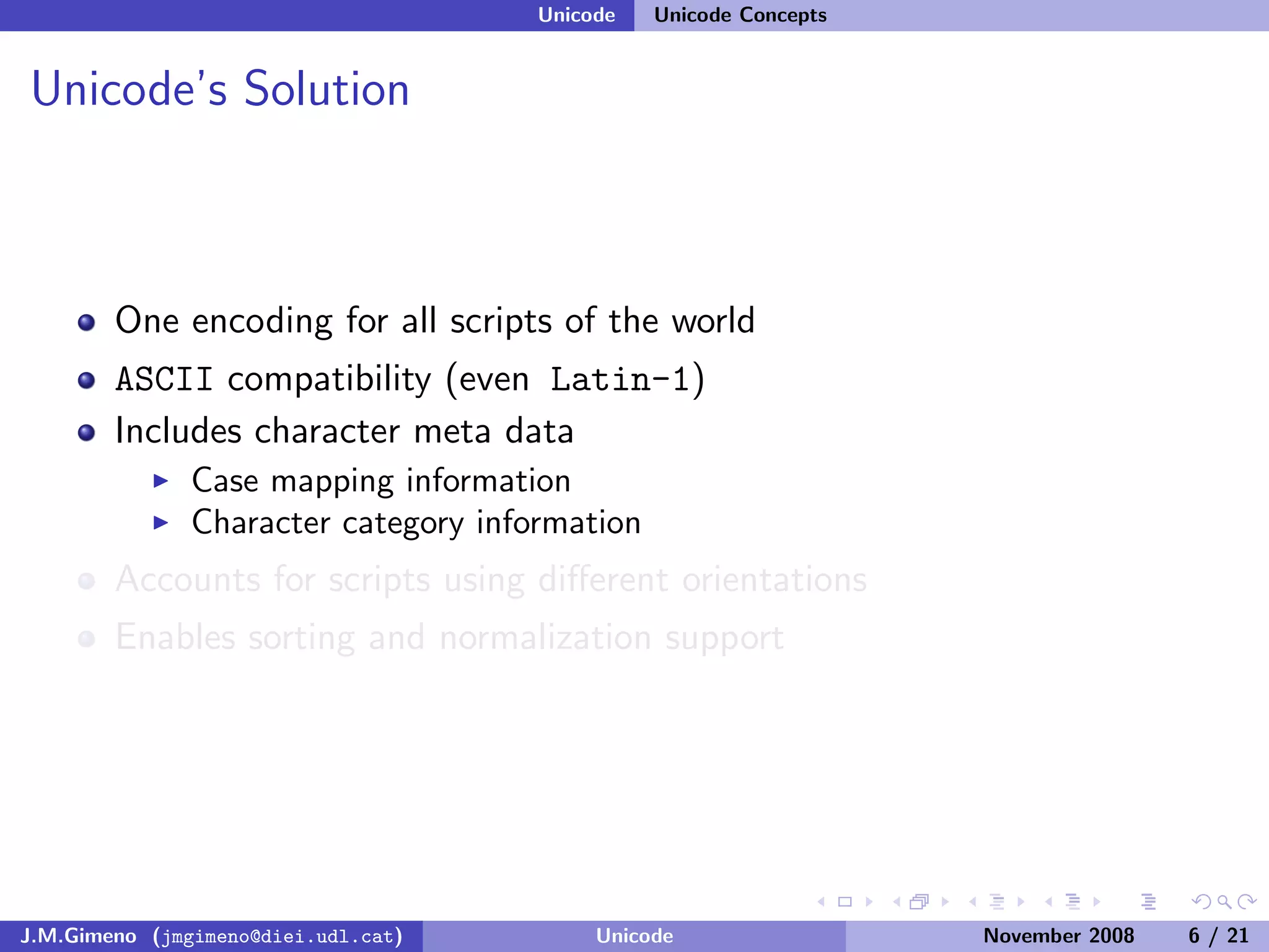 Unicode (and Python)