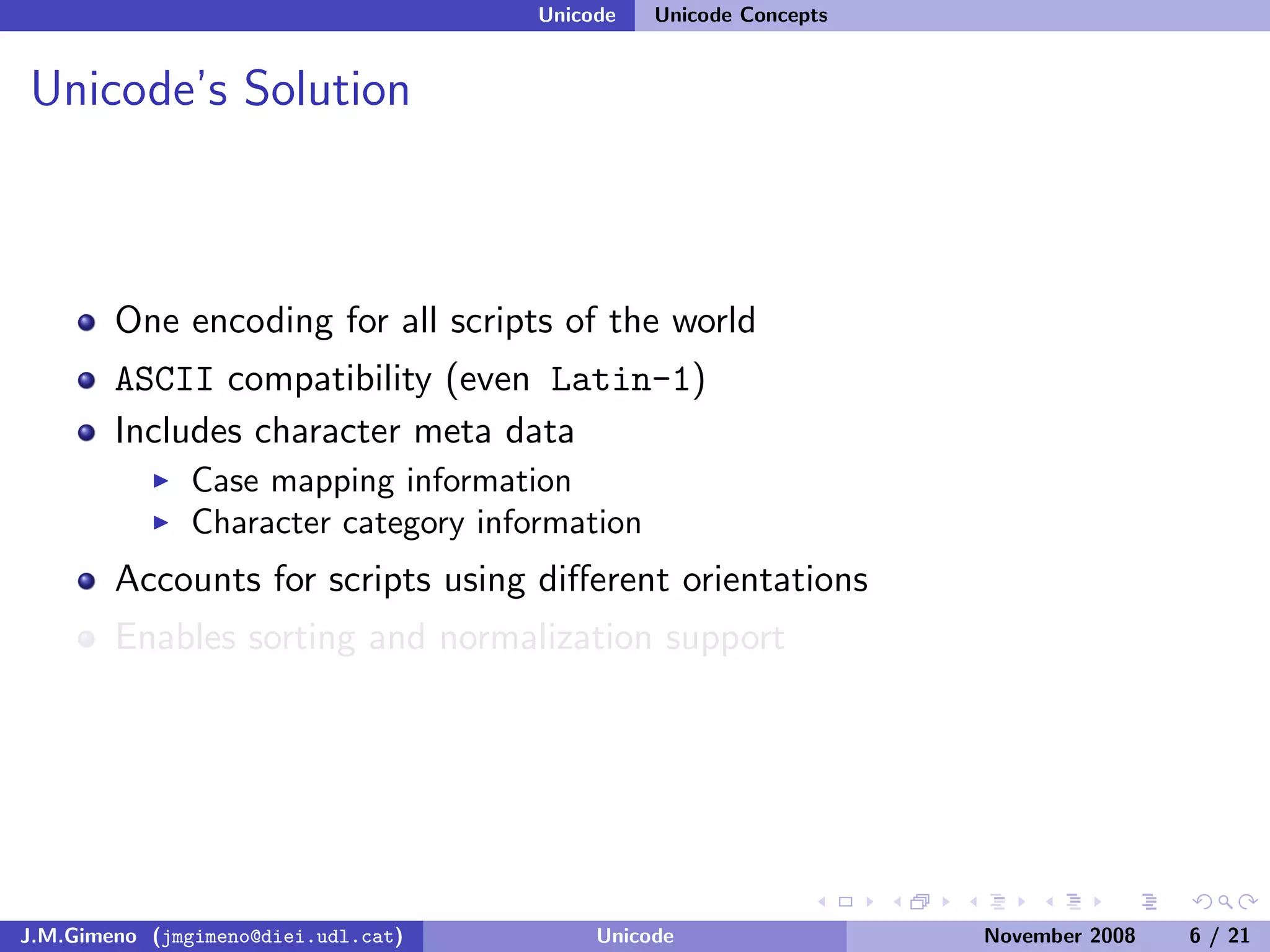 Unicode (and Python)