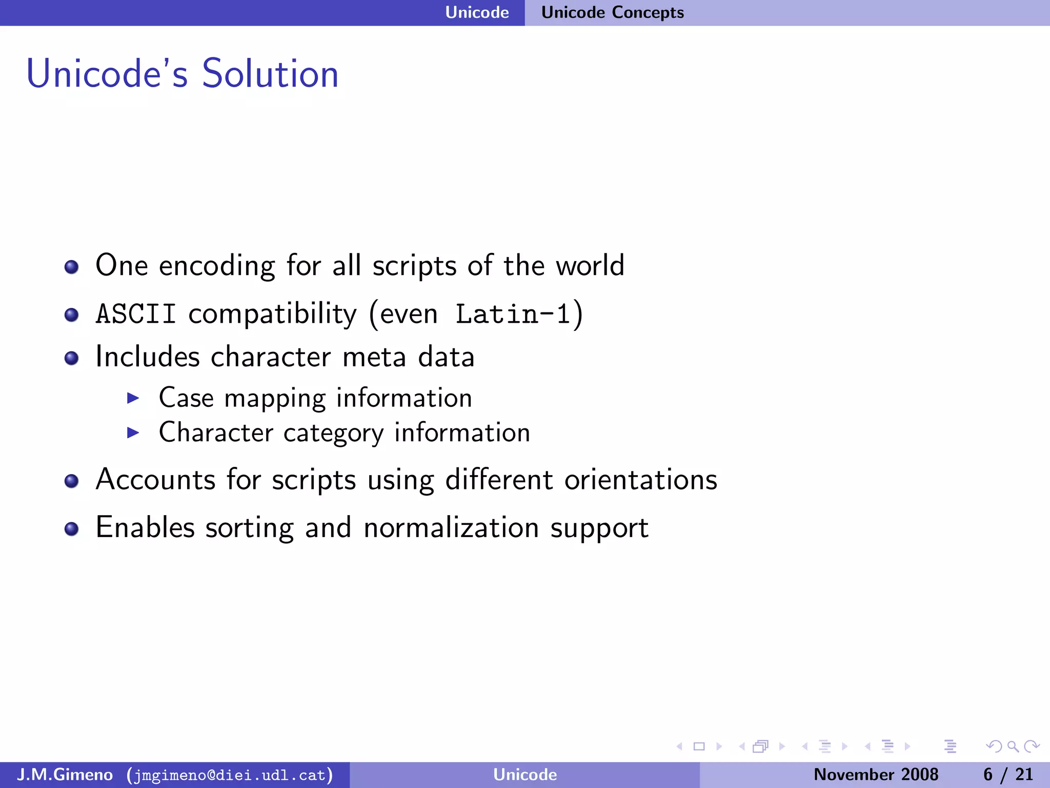 Unicode (and Python)