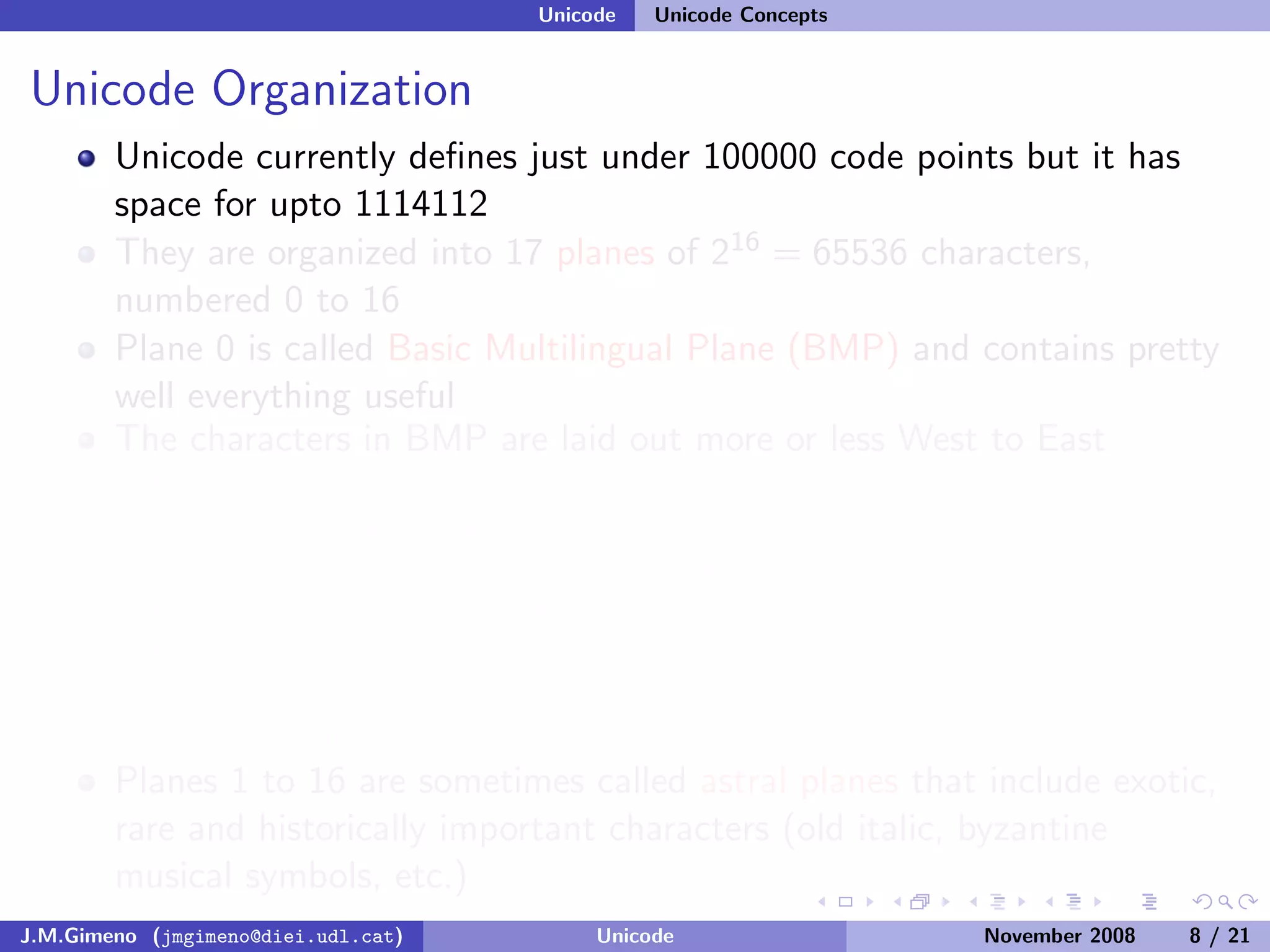 Unicode (and Python)