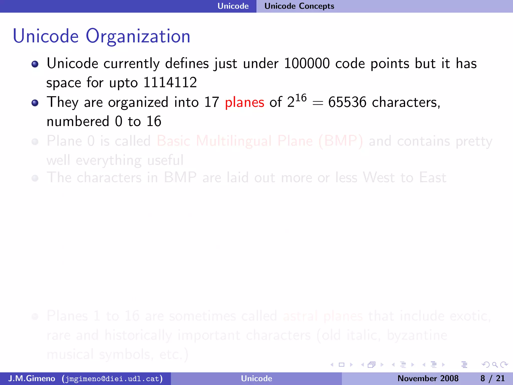 Unicode (and Python)