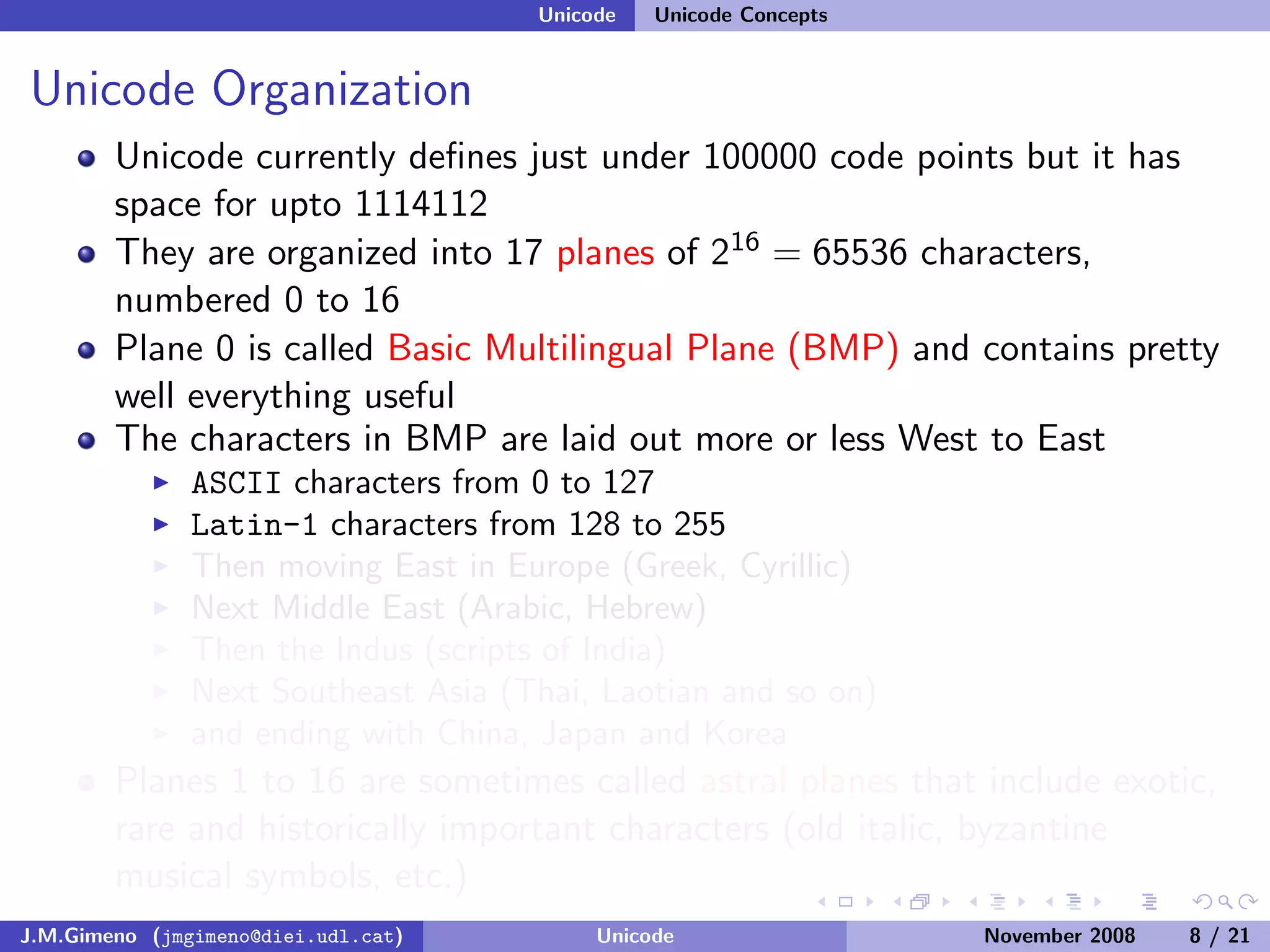 Unicode (and Python)