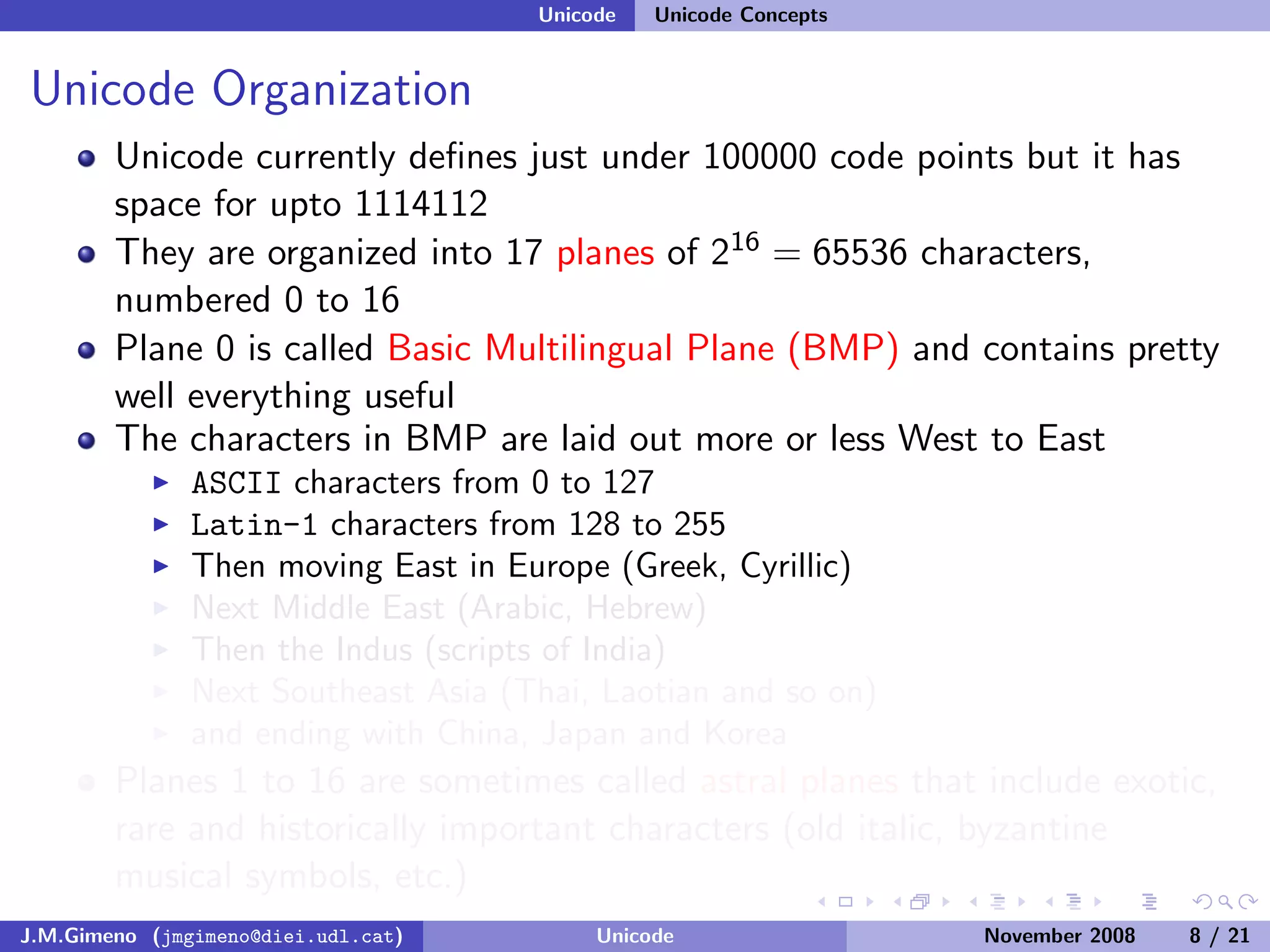 Unicode (and Python)
