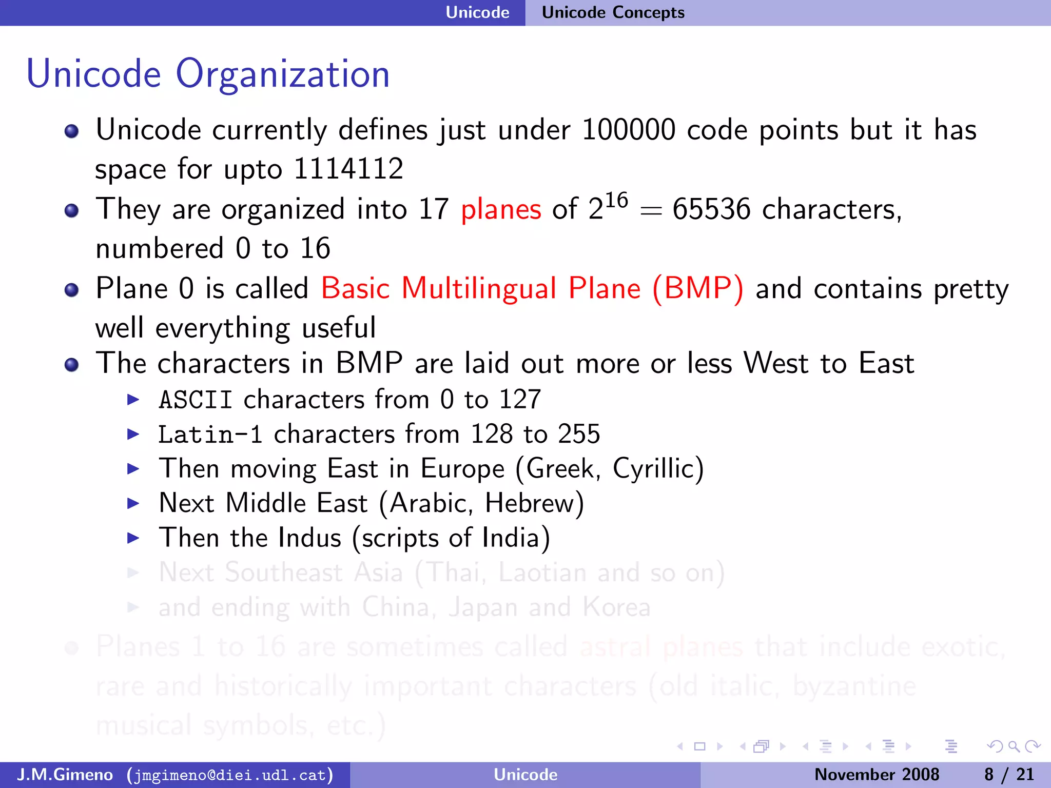Unicode (and Python)