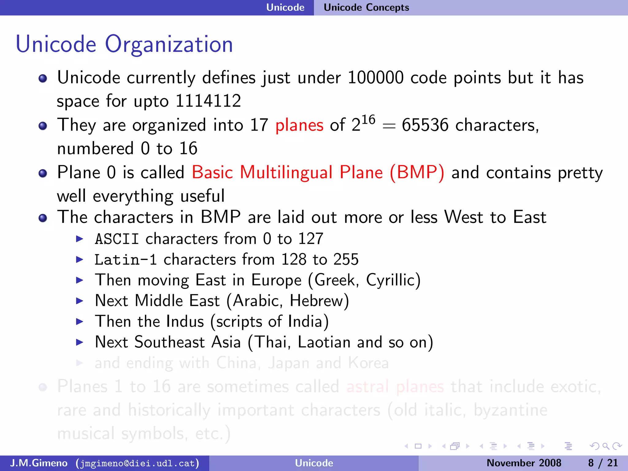Unicode (and Python)