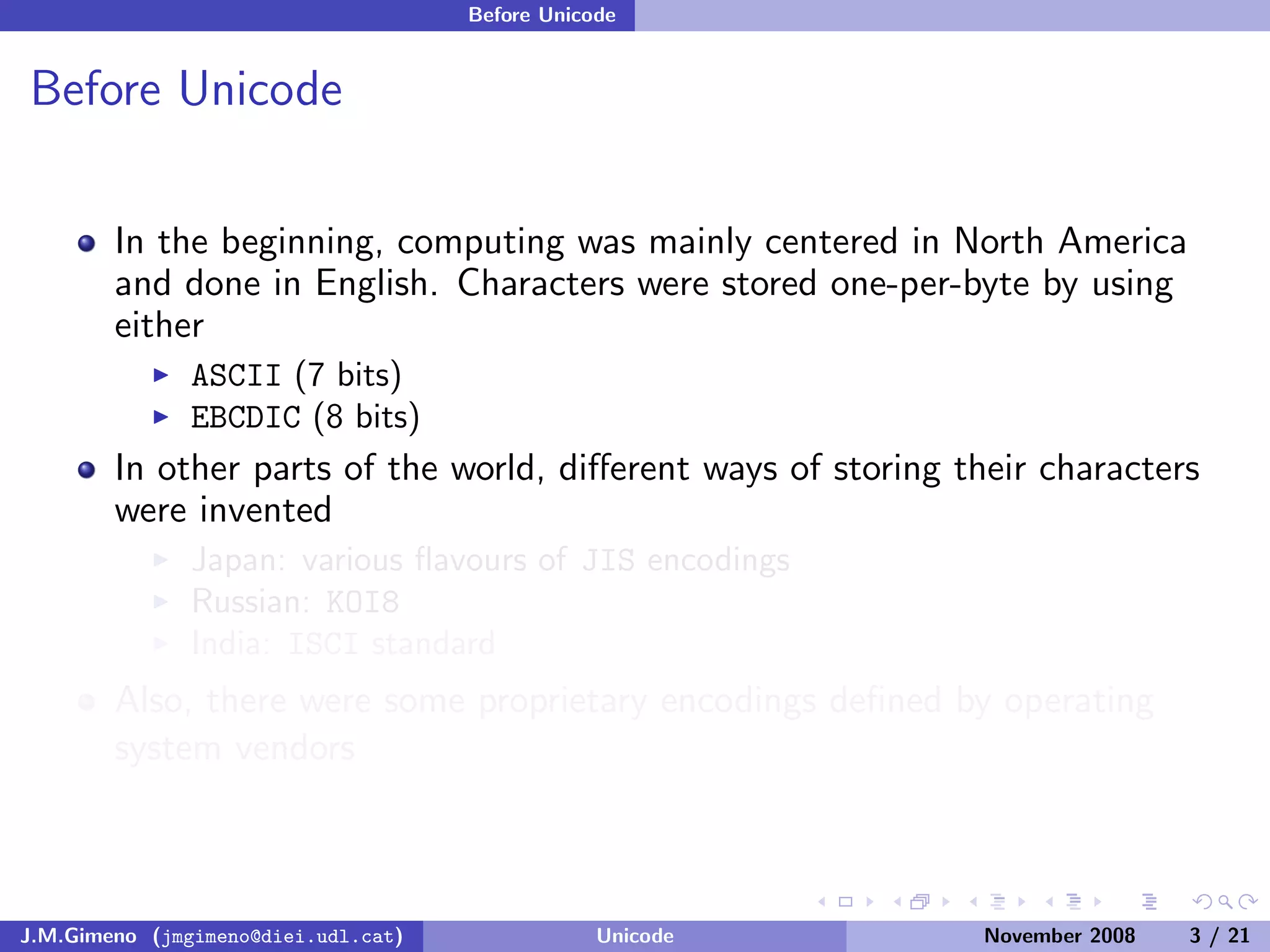 Unicode (and Python)