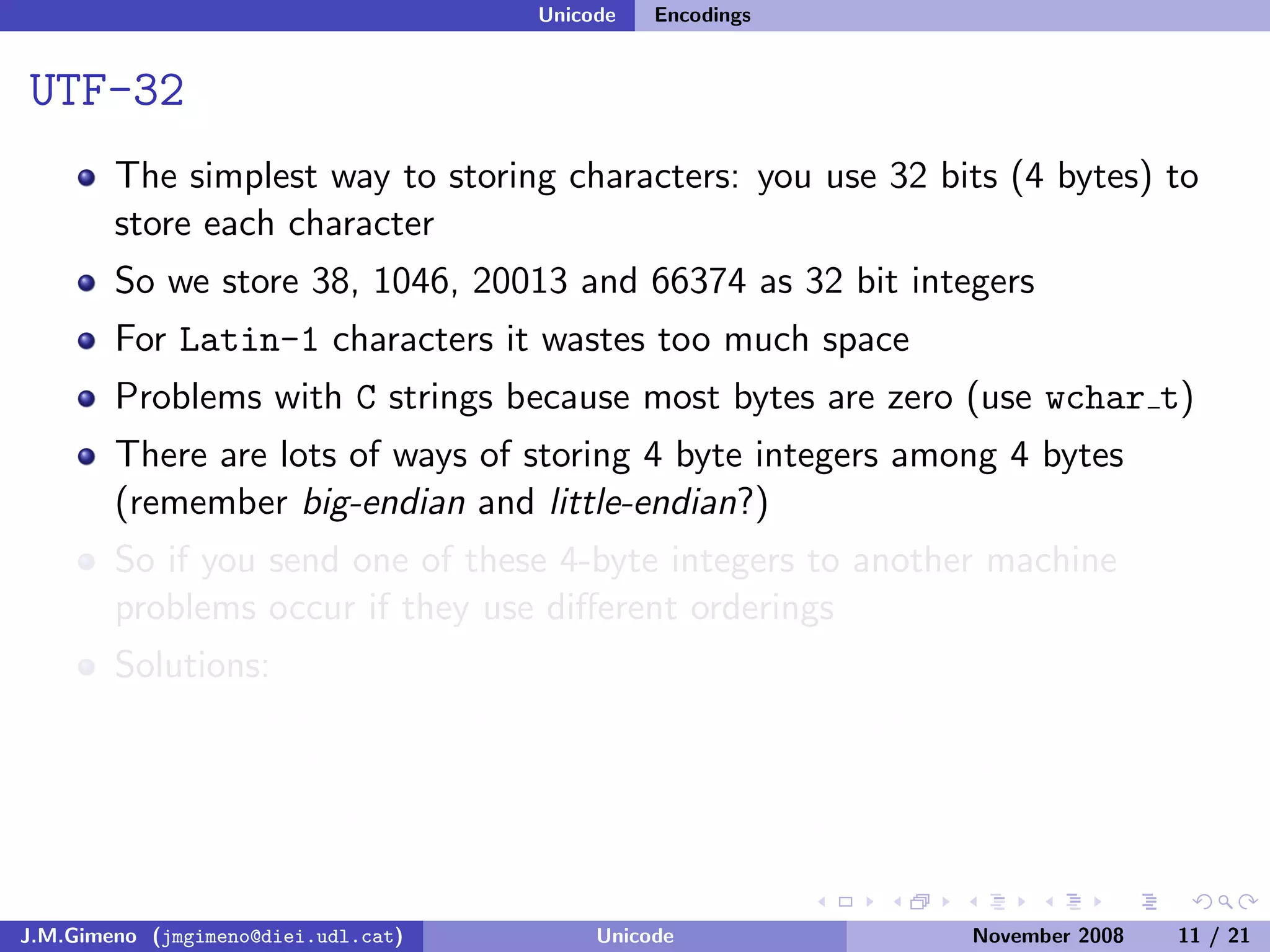 Unicode (and Python)