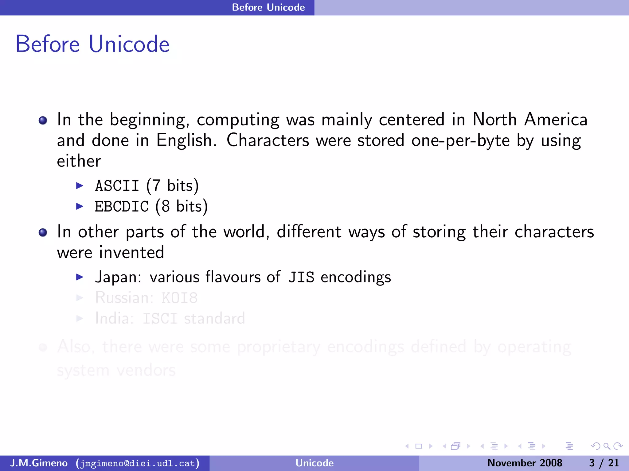 Unicode (and Python)