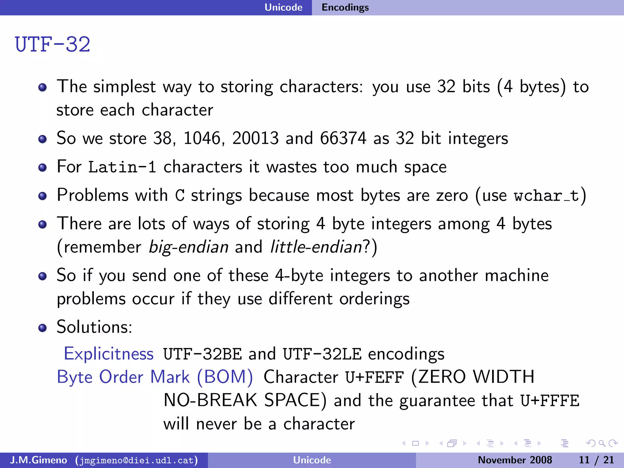 Unicode (and Python)