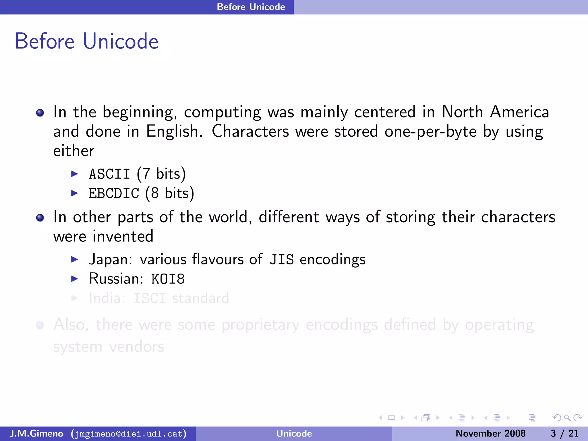 Unicode (and Python)
