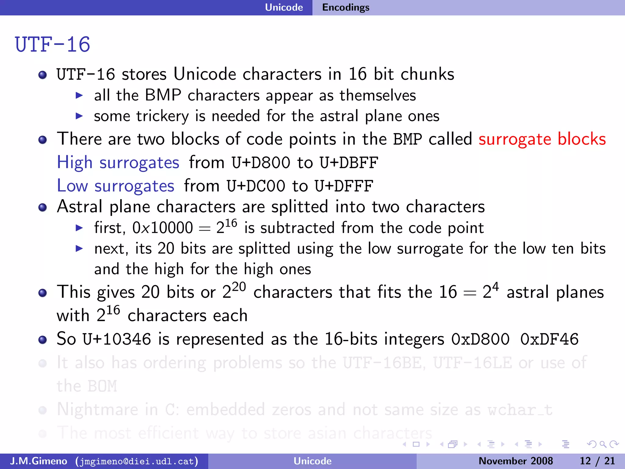 Unicode (and Python)