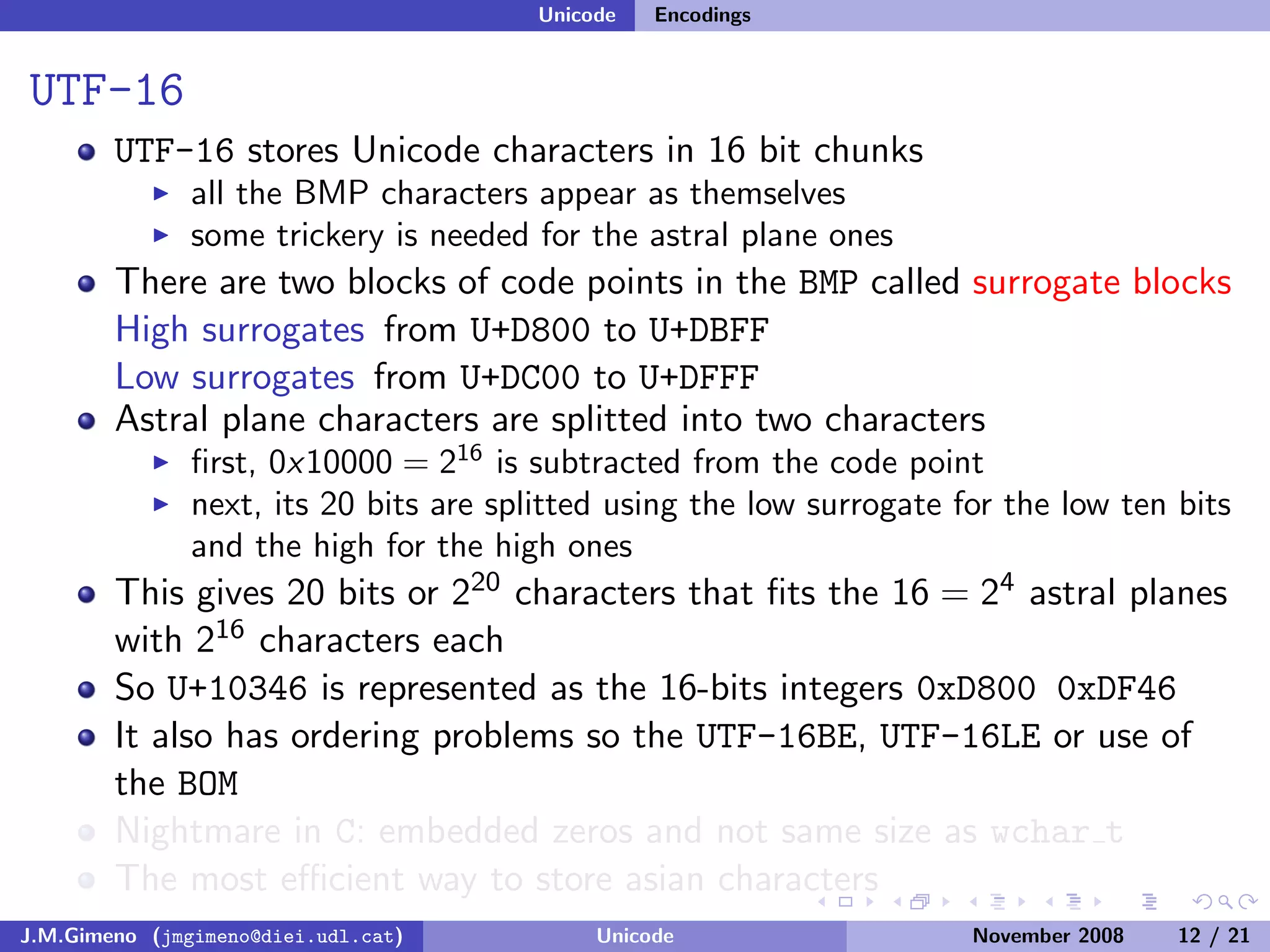 Unicode (and Python)