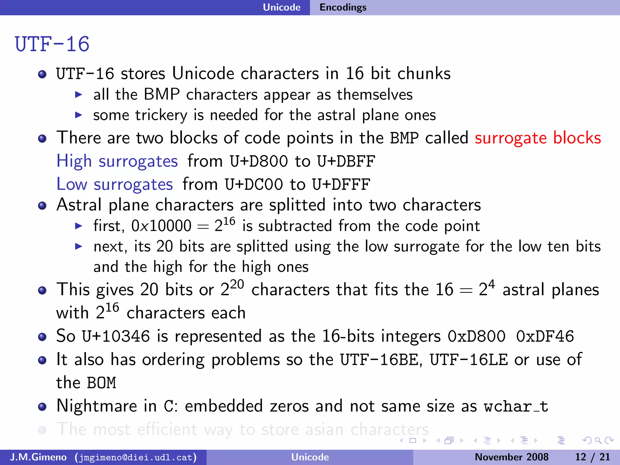 Unicode (and Python)