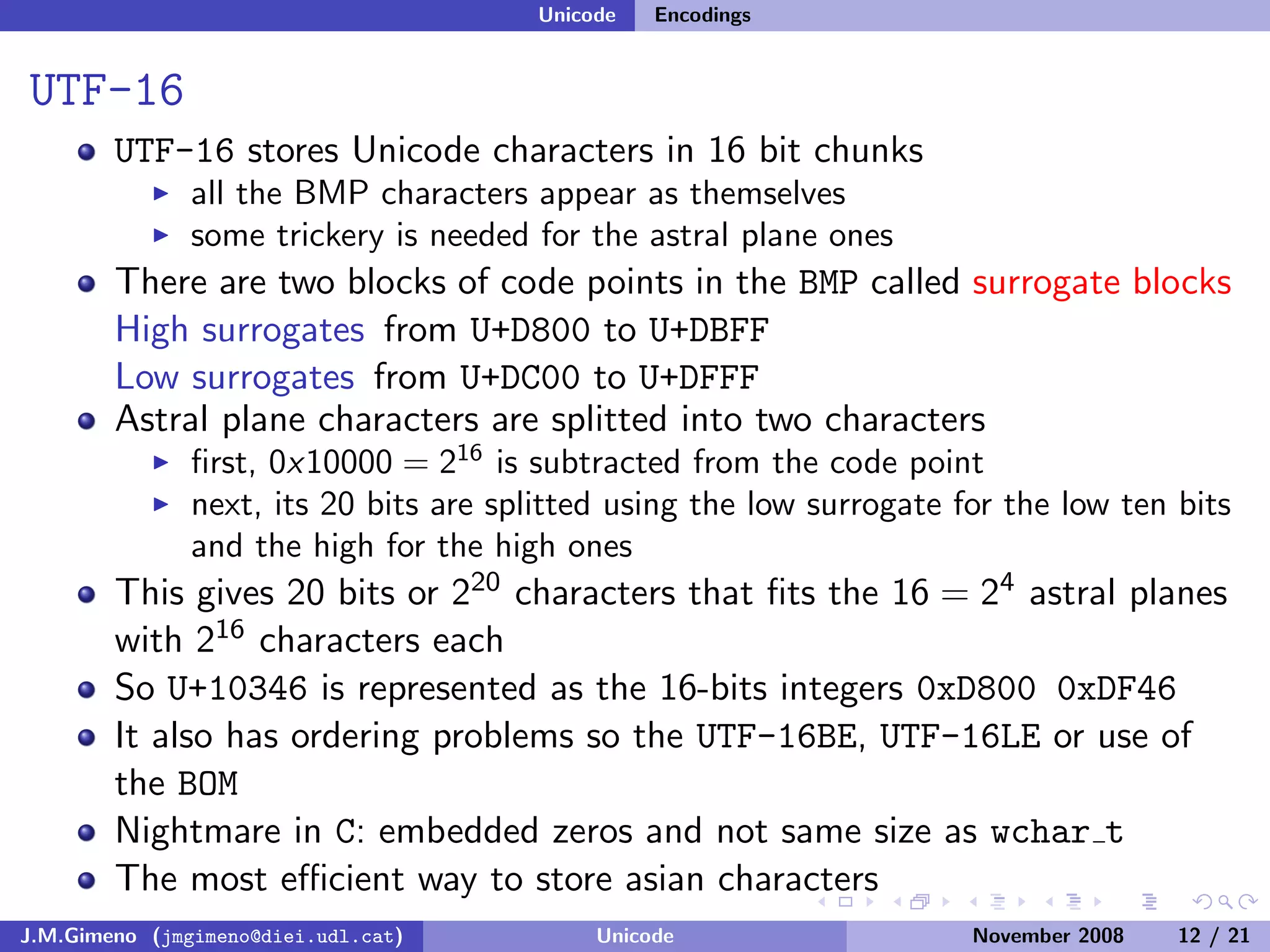 Unicode (and Python)