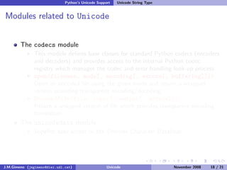 Unicode (and Python)