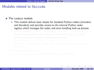 Unicode (and Python)