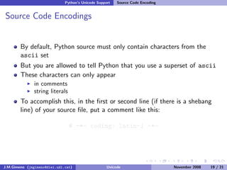 Unicode (and Python)