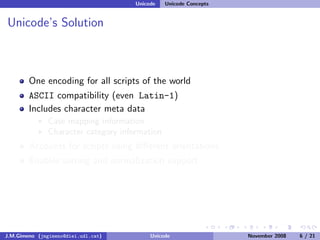 Unicode (and Python)
