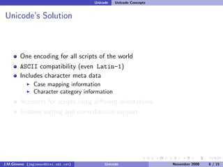 Unicode (and Python)